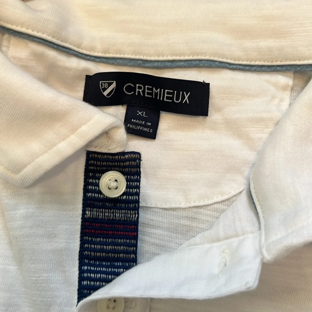 Cremieux Cotton Floral print Polo XL ( fits more like L)